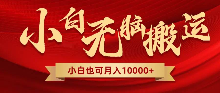 无脑搬运视频，全新平台独占玩法，一个账号每天1000+，多账号轻松扩张！即刻搞钱-网创项目资源站-副业项目-创业项目-搞钱项目即刻搞钱