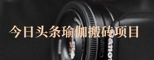 猎人社区·今日头条瑜伽搬砖项目，单号一天几十收入，可以批量操作！即刻搞钱-网创项目资源站-副业项目-创业项目-搞钱项目即刻搞钱