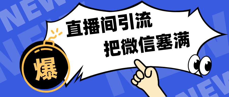 短视频直播间引流，单日轻松引流300+，把微信狠狠塞满，变现五位数即刻搞钱-网创项目资源站-副业项目-创业项目-搞钱项目即刻搞钱