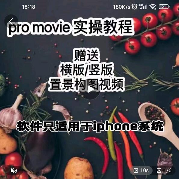 漆十二美食摄影，25​节promovie实操高手课节即刻搞钱-网创项目资源站-副业项目-创业项目-搞钱项目即刻搞钱