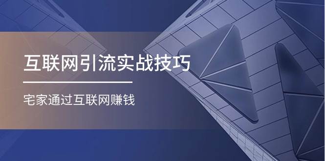 互联网引流实操技巧(适合微商，吸引宝妈)，宅家通过互联网赚钱（17节）即刻搞钱-网创项目资源站-副业项目-创业项目-搞钱项目即刻搞钱