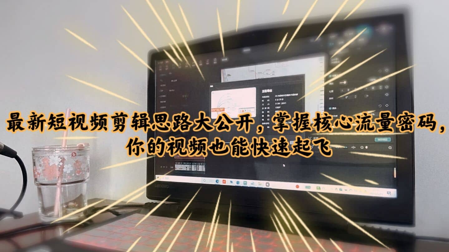 最新短视频剪辑思路大公开，掌握核心流量密码，你的视频也能快速起飞即刻搞钱-网创项目资源站-副业项目-创业项目-搞钱项目即刻搞钱