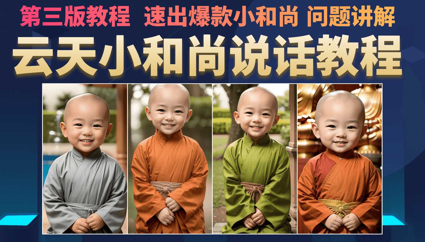 云天小和尚会说话，7天万粉（第3版教程）即刻搞钱-网创项目资源站-副业项目-创业项目-搞钱项目即刻搞钱