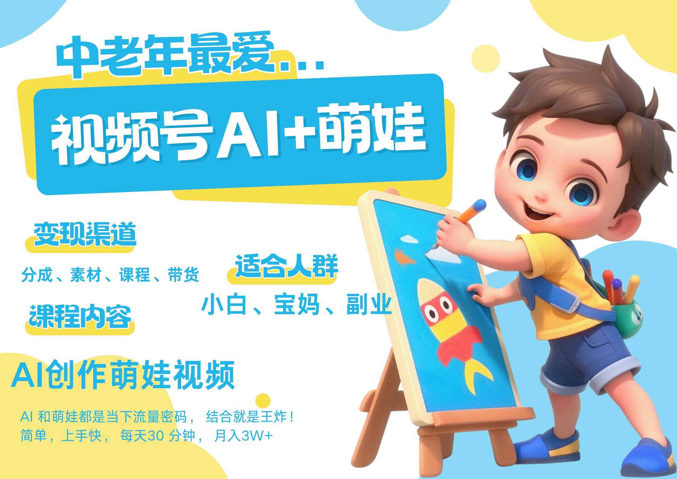 萌娃,又一爆款密码,小白3步上手,爆款率80%,每天十分钟,轻松AI变现萌娃搞钱,带货、素材、分成都非常猛,泼天流量,发布就爆!月入5W,抓紧学!即刻搞钱-网创项目资源站-副业项目-创业项目-搞钱项目即刻搞钱