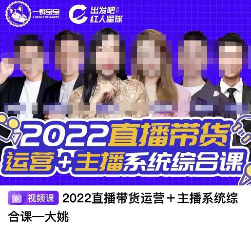 直播带货运营+主播系统综合课，讲透2022年如何做直播带货即刻搞钱-网创项目资源站-副业项目-创业项目-搞钱项目即刻搞钱