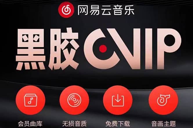 网易云撸黑胶年卡及变现方法，收益可无限放大即刻搞钱-网创项目资源站-副业项目-创业项目-搞钱项目即刻搞钱