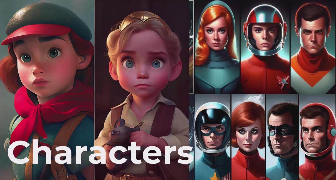 掌握 MidJourney V5 AI + ChatGPT创建一致的角色设计图像-22节课-中英字幕即刻搞钱-网创项目资源站-副业项目-创业项目-搞钱项目即刻搞钱