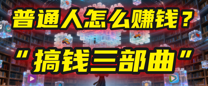 普通人怎么赚钱？2025年马哥揭秘“搞钱三部曲”：从抄作业，到自创武功，月入10万+！即刻搞钱-网创项目资源站-副业项目-创业项目-搞钱项目即刻搞钱