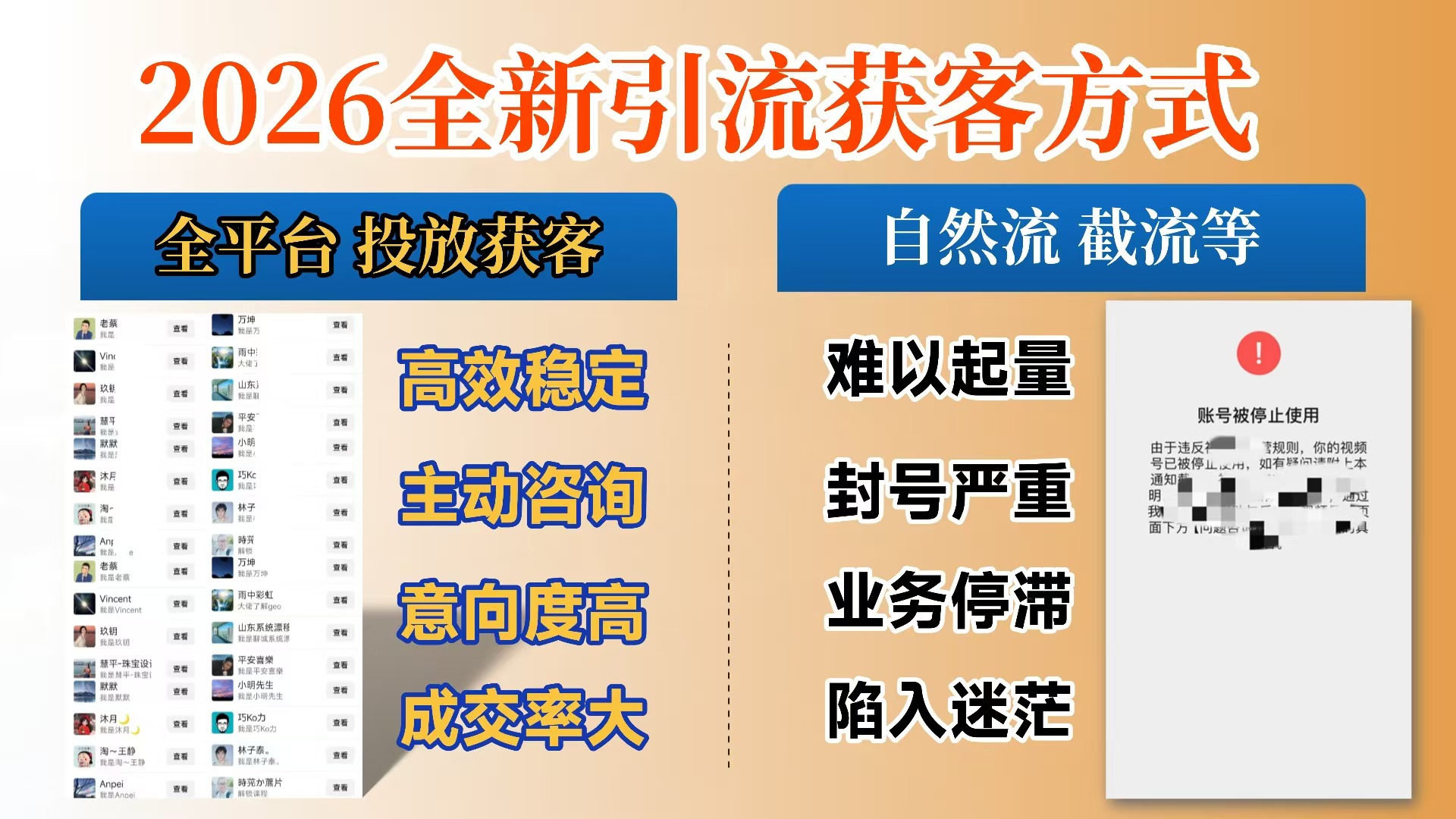【首发】打破获客壁垒，如何利用投放实现财富自由与事业升级即刻搞钱-网创项目资源站-副业项目-创业项目-搞钱项目即刻搞钱